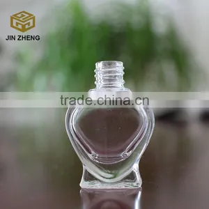 2015 Hot Selling Heart Shape 5ml 8ml Empty Nail Polish Glass Bottle thumbnail-5