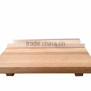 High Quality Best Selling Eco Friendly Rectangular Natural RubberWood Cutting Board From Viet Nam thumbnail-1