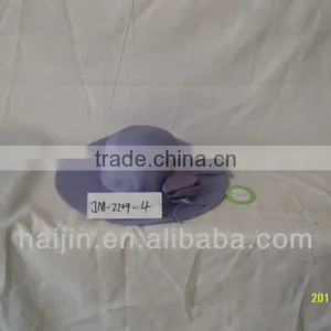 Colorful Fashion Female PP Plastic Hat With Beautiful Decoration thumbnail-1