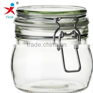 Lead-free Thickening Glass Sealing Glass Bottle /glass Storage Jar Airtight Pot/with Cover thumbnail-1