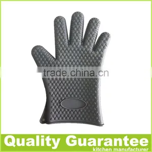 BPA Free Heat Resistant Silicone Oven Mitt Silicone Oven Gloves Silicone Cooking Glove Bbq Grill Glove thumbnail-5