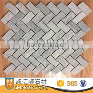 Carrara White Marble Mosaic Flower Mosaic Tile for Bathroom thumbnail-2