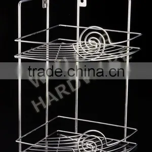 Double-deck Metal Iron Bathroom Rack thumbnail-1
