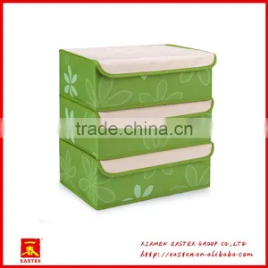 High Quality Oxford Cloth Socks/bra/briefs Storage Box 3 Pcs a Set thumbnail-2