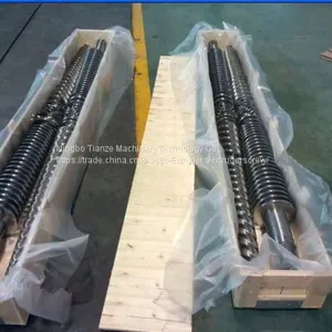 120mm Screw Barrel for 1 Year Warrenty for Plastic Making Machine thumbnail-2