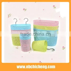 Plastic Storage Basket Bathroom Accessries Storage Rack thumbnail-2