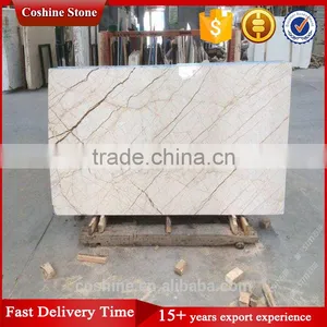 Natural Beige Cream Block Marble Slab Price for Sale thumbnail-2