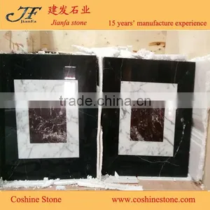Natural Stone China Red Marble With Water Jet Marble Tiles thumbnail-1