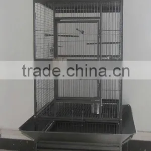 Top Play Stand Large Metal Parrot Cage for Breeding Bird With 4 Wheels thumbnail-1