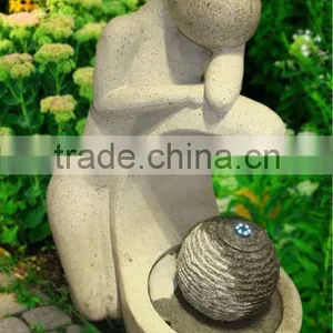 Cradle Shape Carving Water Fountain Statues thumbnail-3