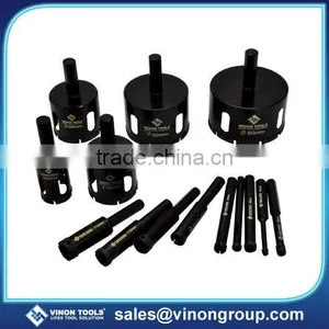 High Quality Electro-plated Diamond Drill Bit DRY Kit, Diamond Core Bit, Diamond Hole Saw for Tile & Glass thumbnail-1