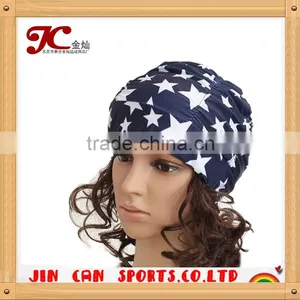 New Style,lycra Swimming Caps Long Hair Swimming Hair for Adults thumbnail-1