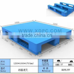 PP Racking 4 WAY 3 Runner Plastic Pallet thumbnail-1