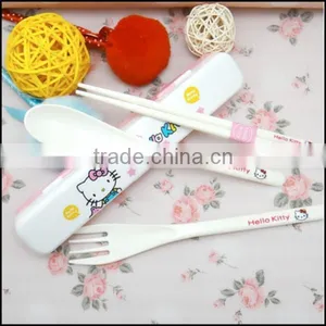 2015 Wholesale Cartoon FOOD GRADE Plastic Fork Spoons,FOOD GRADE Palstic Fork Spoons Outside Convenient thumbnail-1