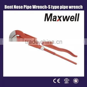 Bent Nose Pipe Wrench-S Type Pipe Wrench thumbnail-1