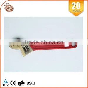 Nonsparking Aluminum Bronze Adjustable Wrench With Plastic Handle 6inch-18inch thumbnail-1