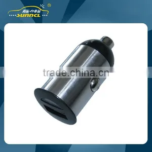 5V 0.5A Mini Car Charger USB Adapter Plug for Apple and Samsung Devices thumbnail-1