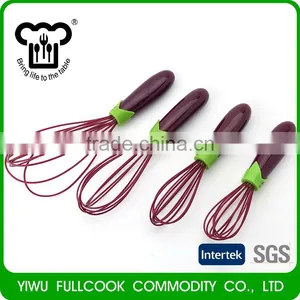 Hot Sale Eggplant Shape Silicone Egg Beater Whisk Kitchen Tool thumbnail-1