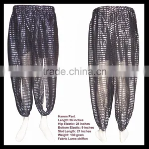 Belly Dance Harem Pant Made of Lurex Chiffon thumbnail-3