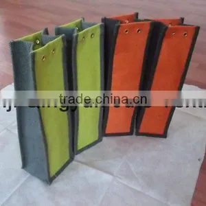 Promotional Jute Bags in Color 10*10*35cm Dyed Color 100% Jute Made in China thumbnail-1