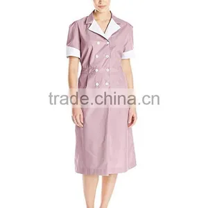 Fashionable Nurse Uniform Designs Wholesale New Style Bulk Cheap High Quality Long Medical Dress Women Hospital Uniform thumbnail-2