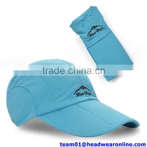 Custom Ourdoor Folding Sports Caps Micro Material Caps thumbnail-2