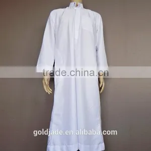 Muslim Clothing Kaftan Dubai With High Quality Dubai Fashion Kaftan Plain White Abaya thumbnail-2