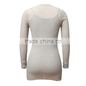 Sheer Cotton and Nylon Knitted Cardigan, Ladies Cardigan, Long Cardigan With Full Button Closure thumbnail-2