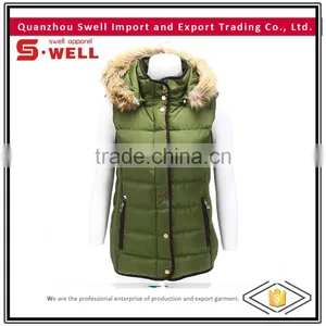 Wholesale Winter 100% Polyester Custom Women Vest thumbnail-1