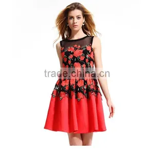 Female Clothes Manufacturers China Best Design Fashion Black Sleeveless High Quality Women Casual Dress thumbnail-1