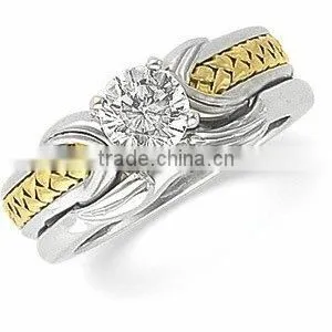 14kt Twotone Ring(DTSR# 02020) thumbnail-1