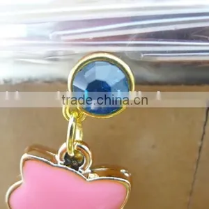 Colorful Cat Bling Designs Anti Dust Plug Wholesale 3.5mm Phone Plug for Samsung thumbnail-5