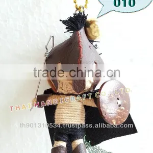 Handmade Keychains Keyrings Voodoo Doll String Accessories Bag Gifts thumbnail-1