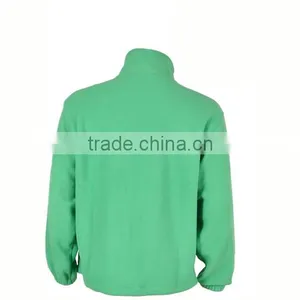 Wholesale New Design Blank Color Fleece Fabric Custom Design Zip up Quilted Blank Sweatshirts Without Hood thumbnail-4