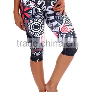 Cheap Womens Printed Leggings Best Yoga Pants for Women thumbnail-5