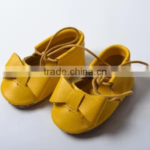 Lace Fix Leather Baby Moccasins, Baby Moccasins With Lace thumbnail-2