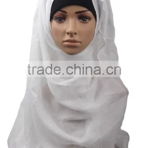 Muslim Pure Color Bag Towel Europe and the United States Fashion Super Large Cap Cover Scarf Scarf thumbnail-3