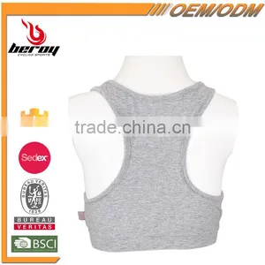Wholesale Custom 100 Cotton Gym Tank Top for Girls Women thumbnail-3