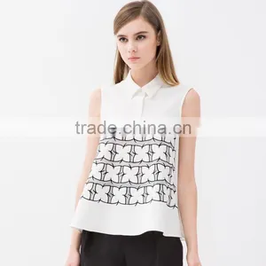 White Fancy Saree Embroidered Cotton Fashion Women Chiffon Elegant Ladies Blouse Design thumbnail-1