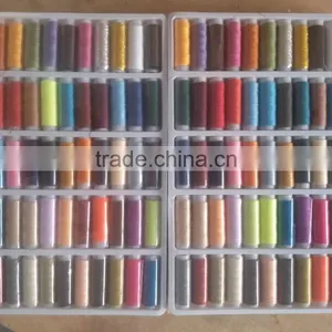 402 Polyester Sewing Thread Set 50 Colors 200m Each Cone With Embroidery Thread thumbnail-1