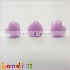 12mm Lavender Purple Plastic Heart Nose Amigurumi Nose Craft Animal Nose thumbnail-4