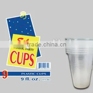 9oz Clear Plastic Cup thumbnail-1