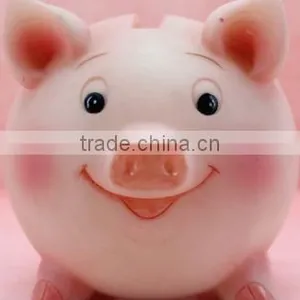 Cute Safe ABS Resin Pink Pig Saving Money Box in 2016 for Children thumbnail-1