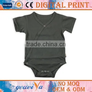 Custom Dyed Organic Cotton Baby Rompers thumbnail-1