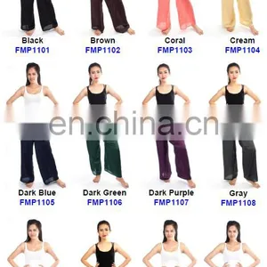 Thai Fisherman Pants Cotton 100% Wrap Unisex Yoga Boho Capri Long Trousers thumbnail-4