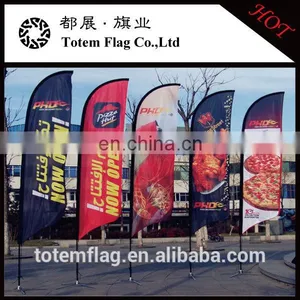 Can be OEM Custom Beach Flag 2.5m 3.5m 4.5m 5.5m Advertising Beach Flag New Design thumbnail-1