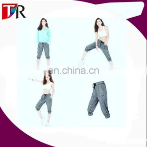 Running Cloth Women Fashion Summer Autumn Grey Polyester Fitness And Casual Sport Pants thumbnail-1