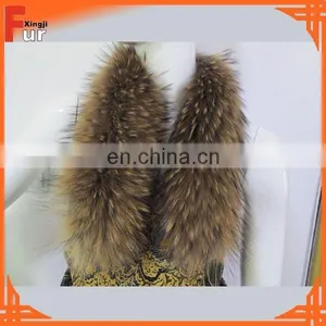 Super Quality Raccoon Dog Real Fur Collar thumbnail-1