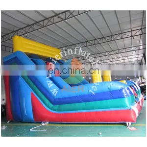 2017 Aier Double Tunnel Inflatable Water Slide With a Pool/commercial Inflatable Slide for Sale thumbnail-3