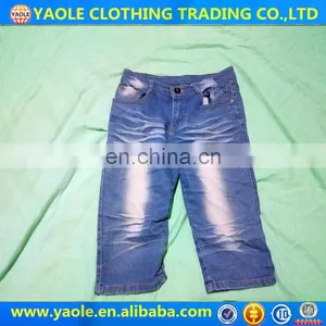 Used 3/4 Jeans Used Pants Wholesale Used Jeans thumbnail-1